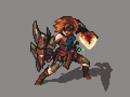 Sword and Shield Hunter from Monster Hunter